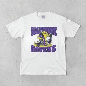 Baltimore Ravens shirt white art